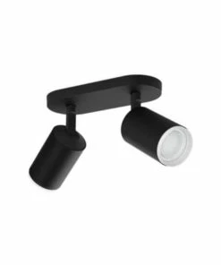 Philips Hue White Col, Amb, Fugato Spot 2 Flg, Noir 2 X 350lm - LED