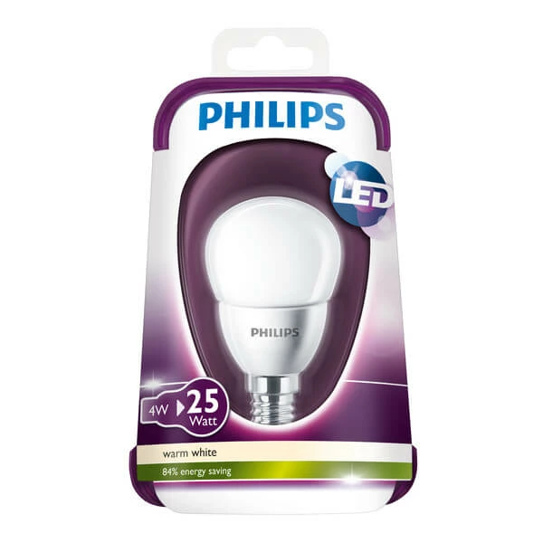 Philips Kugel 25W 4W E14m - LED 3 Philips Kugel 25W 4W E14m - LED