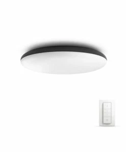 Philips Hue Cher Plafonnier Noir Incl. Interrupteur Variateur - LED