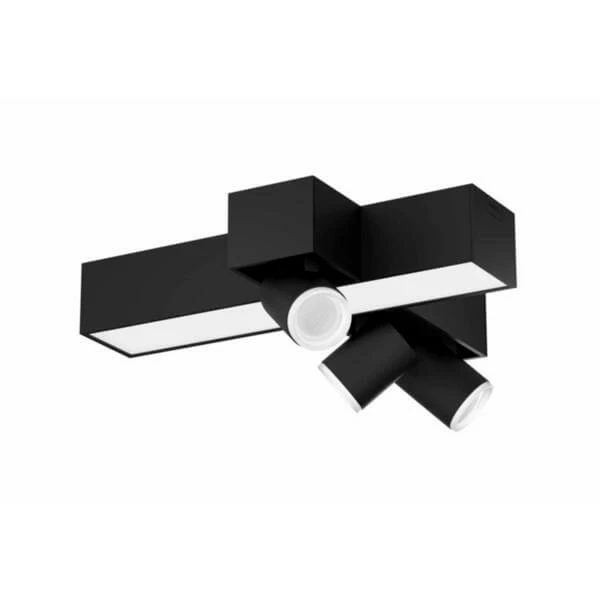 Philips Hue Centris Cross Spot 3 Flg. Noir - LED 3 Philips Hue Centris Cross Spot 3 Flg. Noir - LED