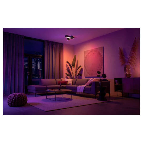 Philips Hue Centris Cross Spot 3 Flg. Noir - LED 5 Philips Hue Centris Cross Spot 3 Flg. Noir - LED – Image 3