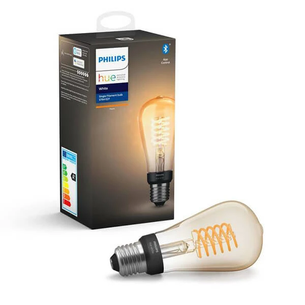 Lampe Filament ST64 White E27 7 W - 1 Pièce - Philips Hue 5 Lampe Filament ST64 White E27 7 W - 1 Pièce - Philips Hue – Image 3