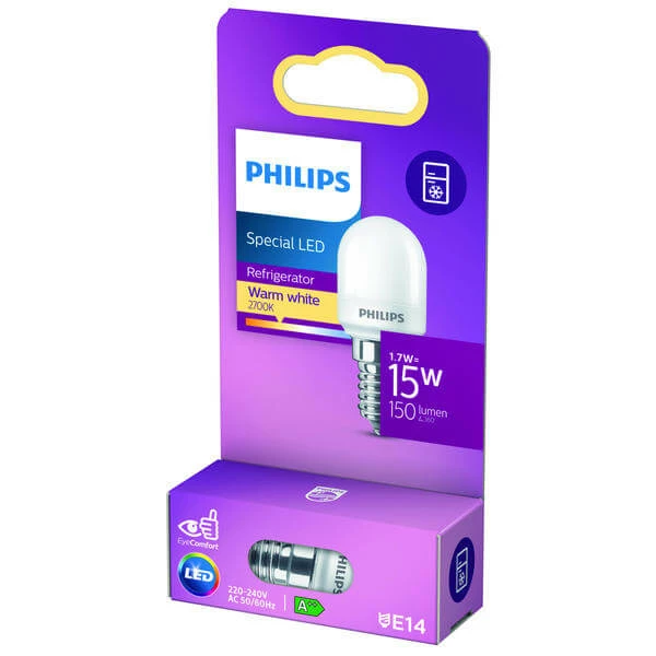 Philips Lampe De Réfrigérateur T25 E14 1.7 W - Ampoules De Réfrigérateur Et De Four 3 Philips Lampe De Réfrigérateur T25 E14 1.7 W - Ampoules De Réfrigérateur Et De Four