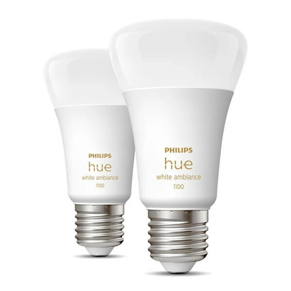 Philips Hue White Ambiance E27 2x800lm 75W - LED 3 Philips Hue White Ambiance E27 2x800lm 75W - LED