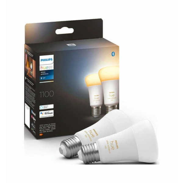 Philips Hue White Ambiance E27 2x800lm 75W - LED 4 Philips Hue White Ambiance E27 2x800lm 75W - LED – Image 2