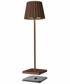 Sompex Troll Akku 38 Cm Lampadaire Rouille - LED