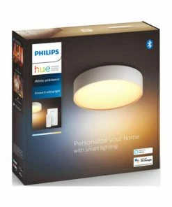 Philips Hue White Amb. Enrave Plafonnier S Blanc Incl. Interrupteur à Variateur - LED -Philips Shop unnamed file 459