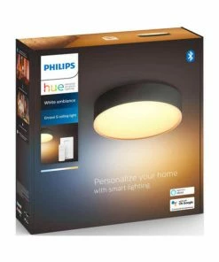 Philips Hue White Amb. Enrave Plafonnier S Noir Incl. Interrupteur à Variateur - LED -Philips Shop unnamed file 462