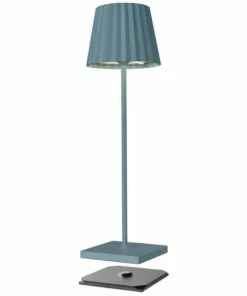 Sompex Troll Akku 38 Cm Lampadaire Bleu - LED