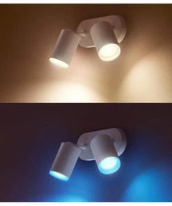Philips Hue White Col, Amb, Fugato Spot 2 Flg, Blanc 2 X 350lm - LED -Philips Shop unnamed file 542