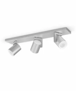 Philips Hue GU10 3flg.Spot Argenté Alu 6.5W - LED