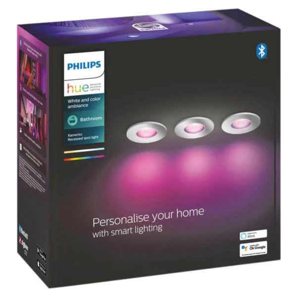Philips Hue White Col. Amb. Xamento Spot Chrome 3pcs - LED 5 Philips Hue White Col. Amb. Xamento Spot Chrome 3pcs - LED â Image 3