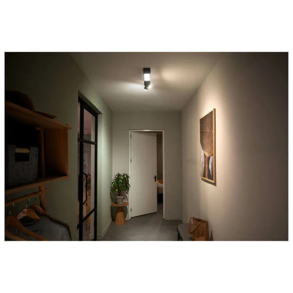 Philips Hue Centris Spot 2 Flg. Noir - LED 4 Philips Hue Centris Spot 2 Flg. Noir - LED – Image 2