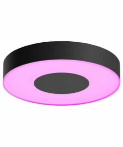 Philips Hue White Col. Amb. Infuse Plafonnier M Noir 2400lm - LED