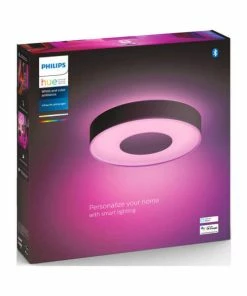 Philips Hue White Col. Amb. Infuse Plafonnier M Noir 2400lm - LED -Philips Shop unnamed file 708