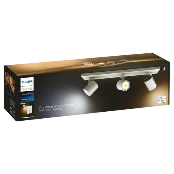 Philips Hue White Ambiance Runner Spot Triple - LED 5 Philips Hue White Ambiance Runner Spot Triple - LED – Image 3