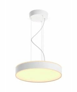 Philips Hue White Amb. Enrave Suspension Blanche Incl. Interrupteur Variateur - LED