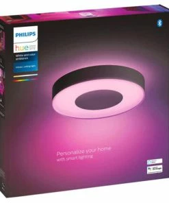 Philips Hue White Col. Amb. Infuse Plafonnier L Noir 4500lm - LED -Philips Shop unnamed file 821