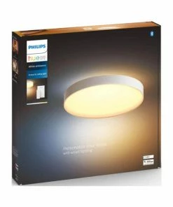 Philips Hue White Amb. Enrave Plafonnier XL Blanc Incl. Interrupteur à Variateur - LED -Philips Shop unnamed file 837