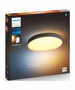 Philips Hue White Amb. Enrave Plafonnier XL Noir Incl. Interrupteur à Variateur - LED -Philips Shop unnamed file 840