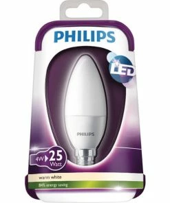 Philips Bougie 25W E14 B35 Chaudeblanc Matt Nd - LED
