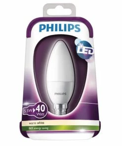 Philips Bougie 40W E14 B35 Chaudeblanc Matt Nd - LED