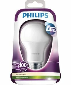 Philips Standard 100W E27 A67 N.dimm. Blanc Matt - LED