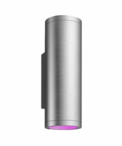 Philips Hue Appear Applique Murale Ronde Acier Inoxydable - LED