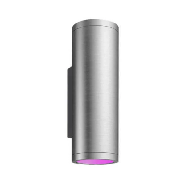 Philips Hue Appear Applique Murale Ronde Acier Inoxydable - LED 3 Philips Hue Appear Applique Murale Ronde Acier Inoxydable - LED