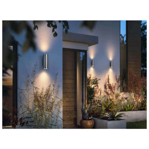 Philips Hue Appear Applique Murale Ronde Acier Inoxydable - LED 4 Philips Hue Appear Applique Murale Ronde Acier Inoxydable - LED – Image 2