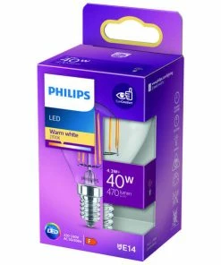 Philips Lampe P45 Claire E14 4.3 W - LED