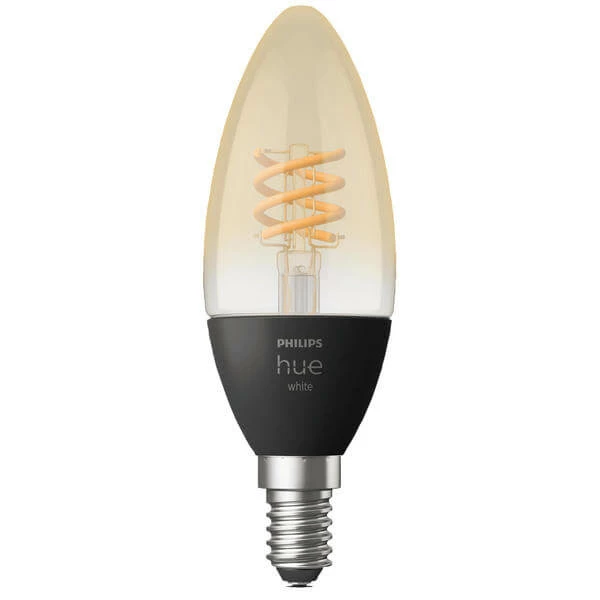 Lampe à Filament Bougie Blanche E14 4.5 W - 1 Pièce - Philips Hue 4 Lampe à Filament Bougie Blanche E14 4.5 W - 1 Pièce - Philips Hue – Image 2